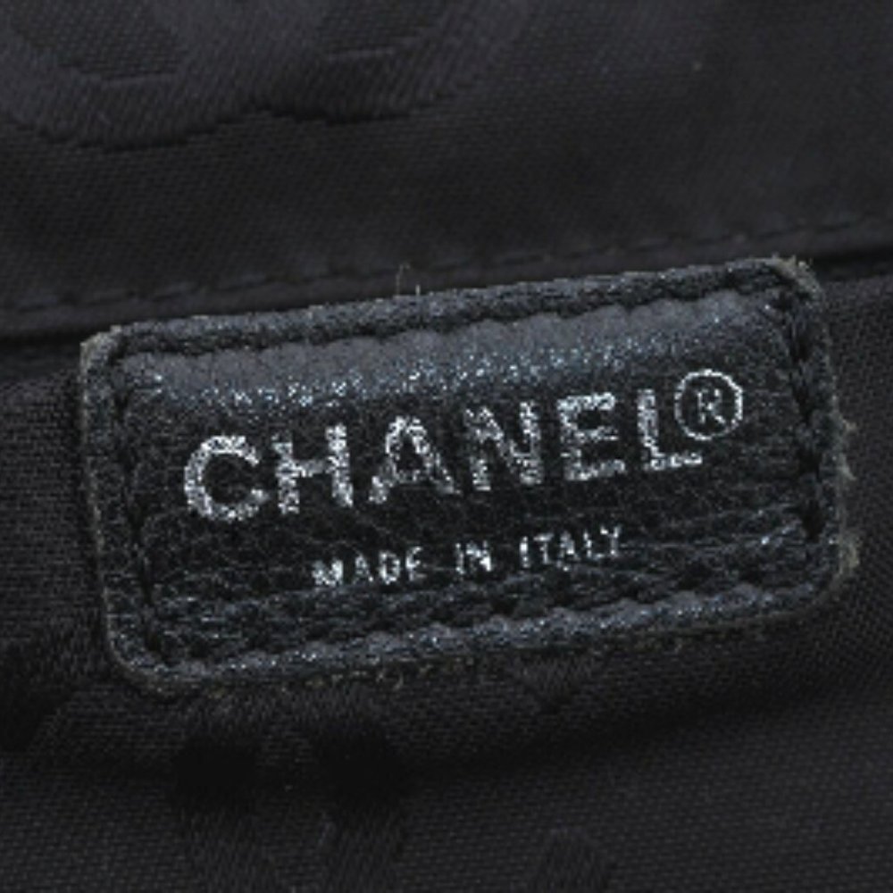EUC Chanel Vintage Rue Cambon 31 Shoulder Bag Tote Satchel Black Ivory Travel - Picture 11 of 14